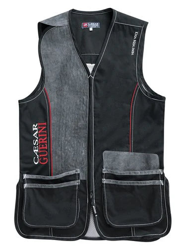 Caesar Guerini Black with Grey Suede Shooting Vest